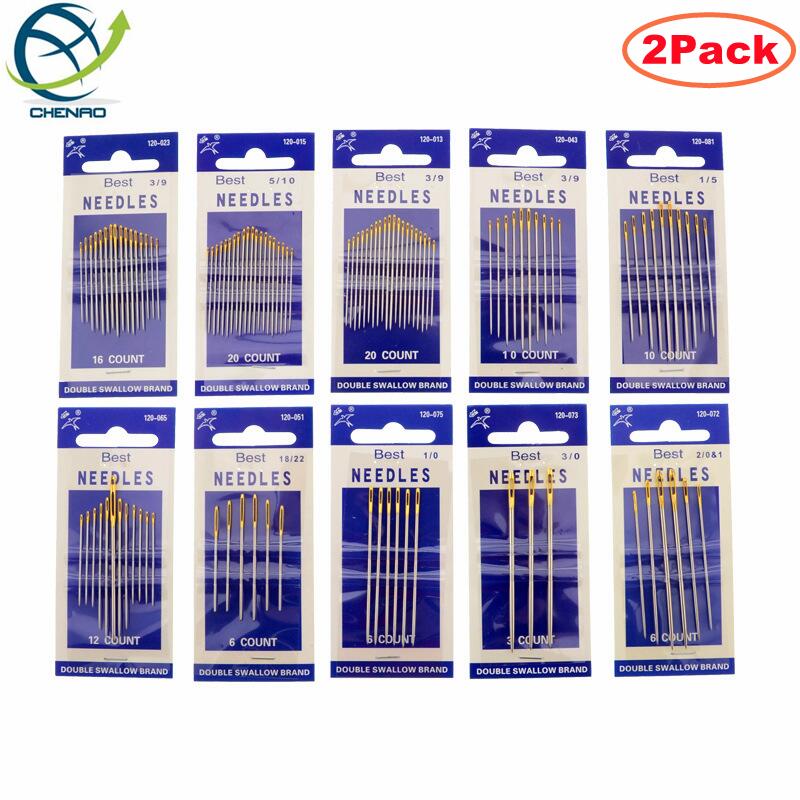 Leather Needle Harness - 2er-Pack Hochwertige Handnähnadeln für Lederhandwerk Faden-