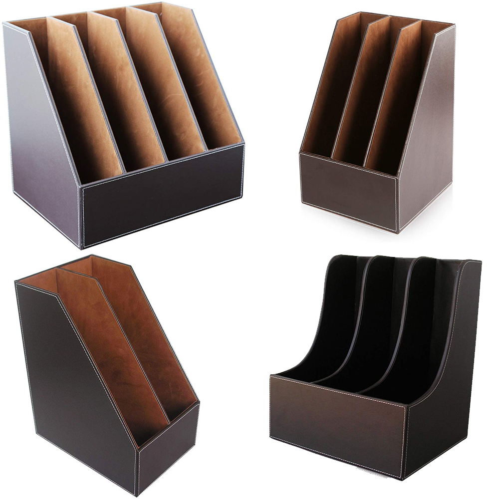 Leather Work Folder - XRHYY 2/3/4 Slots Einfache Haushaltswaren Leder