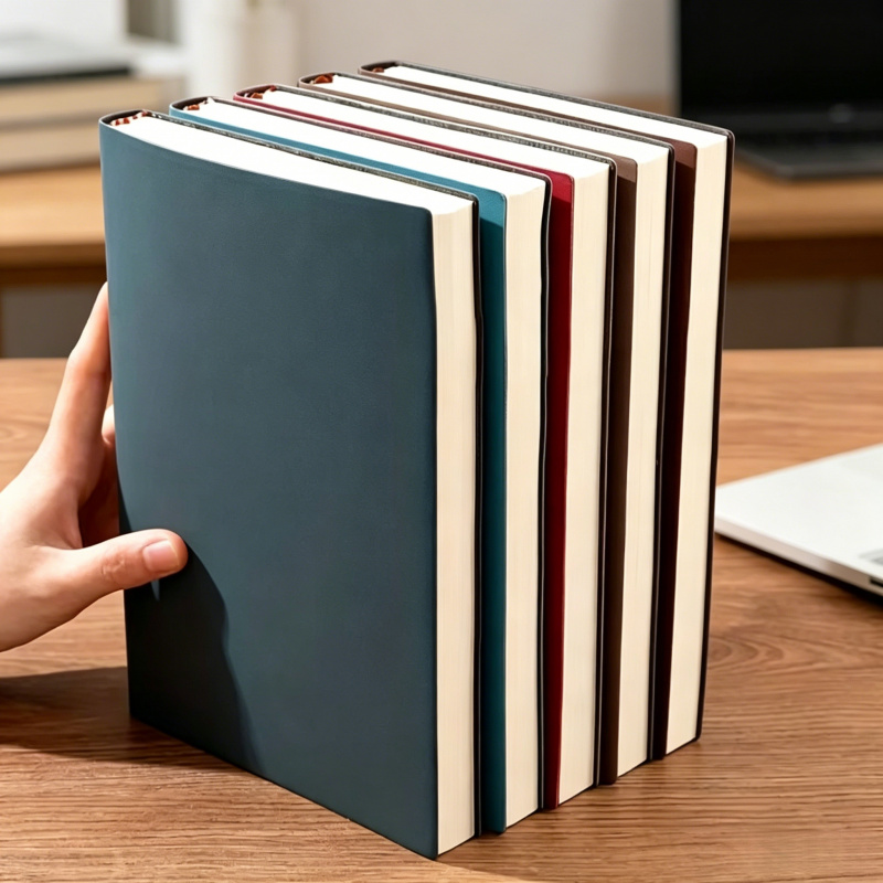 Leather Work Diary - A5 Notizbuch aus weichem Leder mit
