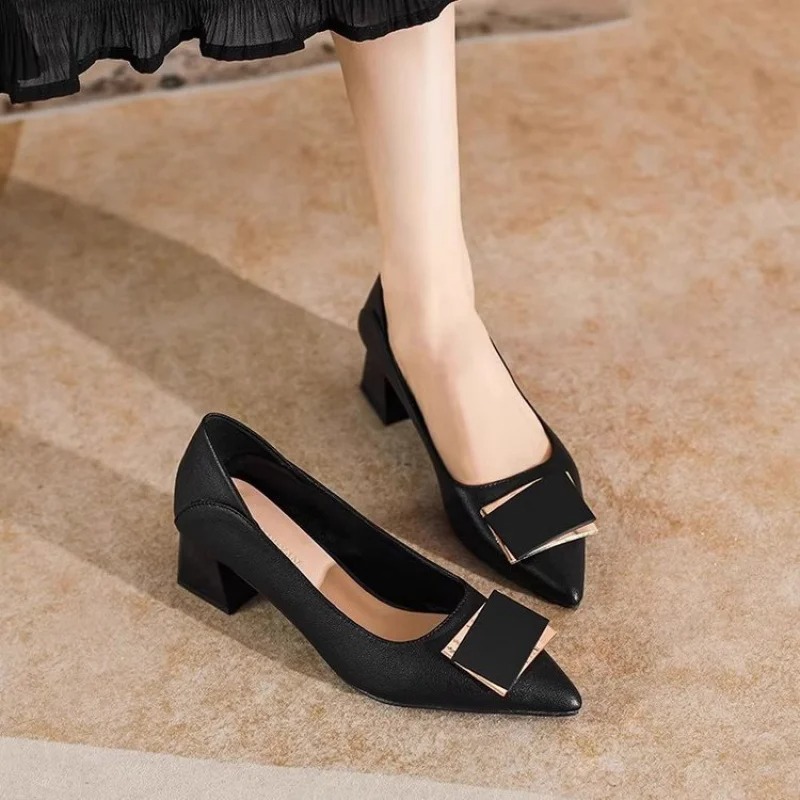 Leatherwork In French - 2026 Neue Französische Stil Pumps mit
