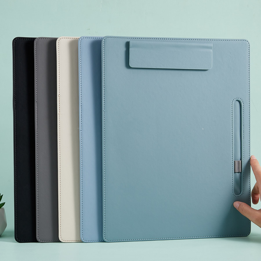 Leather Work Folder - Schreibclip aus A4-Leder, Business-Ordner, Datenbuch, Menüclip