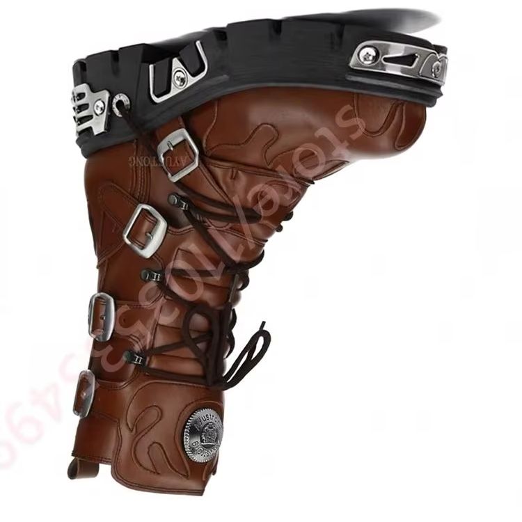 Belt Buckle Blank - Punk Metall Niet Gürtel Schnalle Motorrad