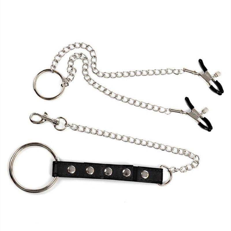 Leatherwork Clamp - Sexy PU-Leder Penisring für Männer mit