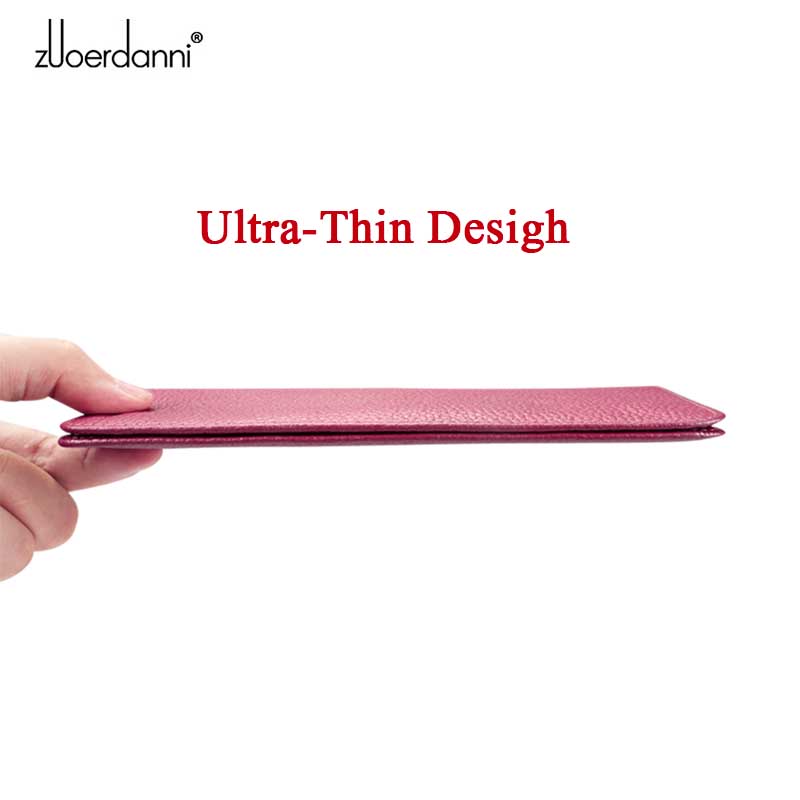Ultra-dünne geldbörse damen la – Leather Work Folder Bewertung und Preis