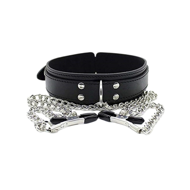 Punk-Leder-Halsband für Frauen – Leatherwork Clamp Bewertung und Preis