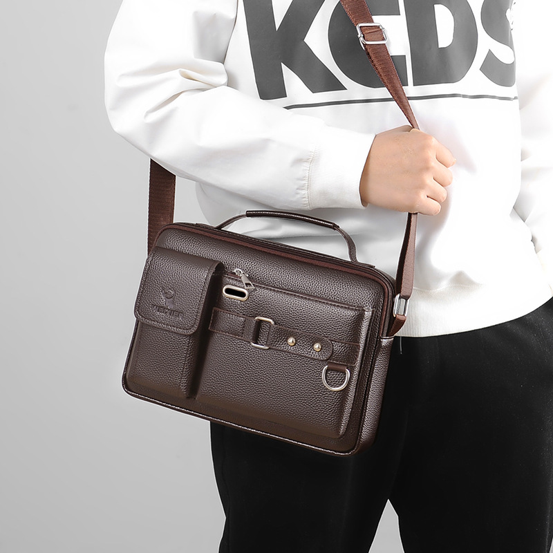 Marke Männer Schulter Tasche P – Leatherwork Letters Bewertung und Preis