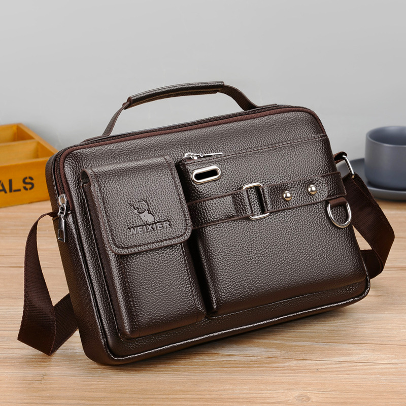 Marke Männer Schulter Tasche P – Leatherwork Letters Bewertung und Preis