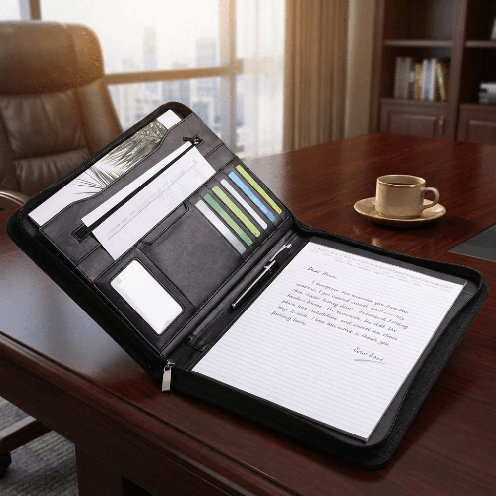 Bürobedarf A4 PU-Dokumentenmap – Leather Work Folder Bewertung und Preis