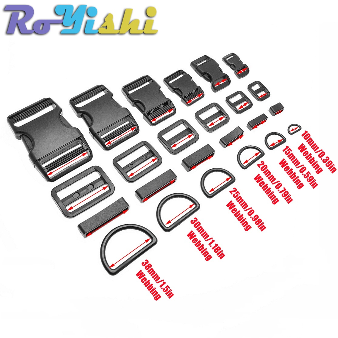 1-10er Set Kunststoff-Stecksch – Belt Buckle Blank Bewertung und Preis
