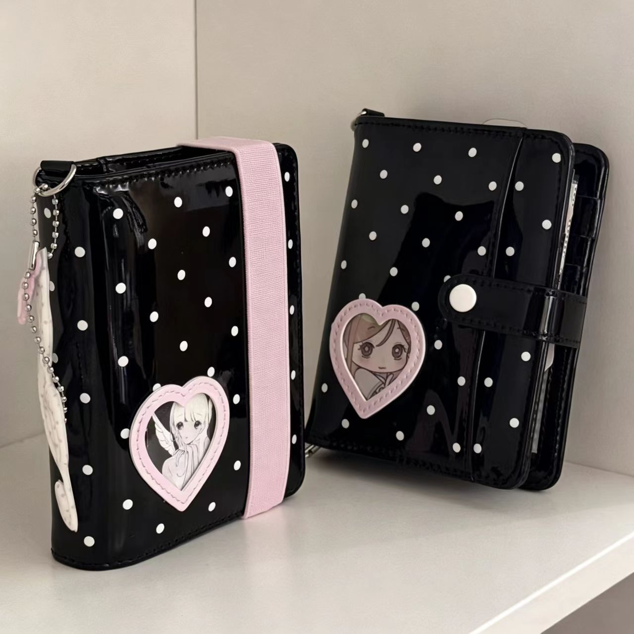 Koreanischer Stil Polka Dot He – Leather Work Diary Bewertung und Preis