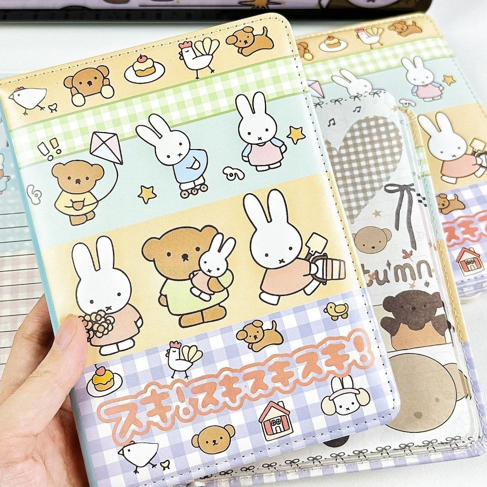 Miffy Rabbit Collage-Notizbuch – Leather Work Diary Bewertung und Preis