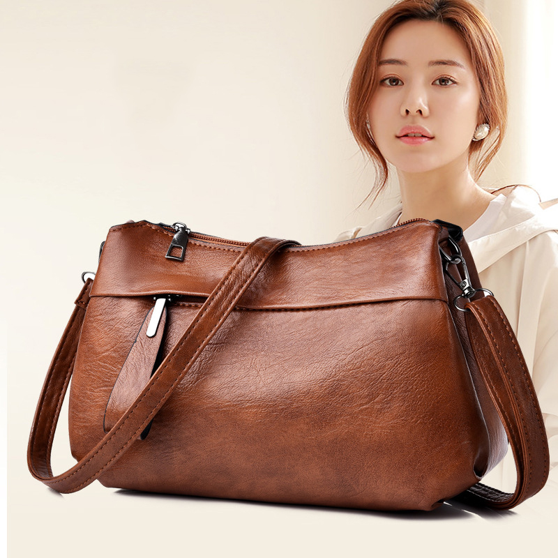 Neue Damen Schulter Geldbörse  – Leatherwork Letters Bewertung und Preis
