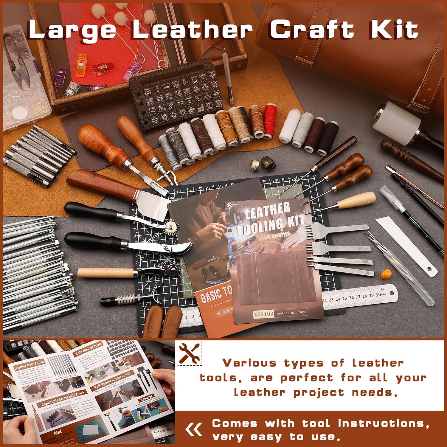 Lederbearbeitungs-Set mit Werk – Leather Work Bewertung und Preis