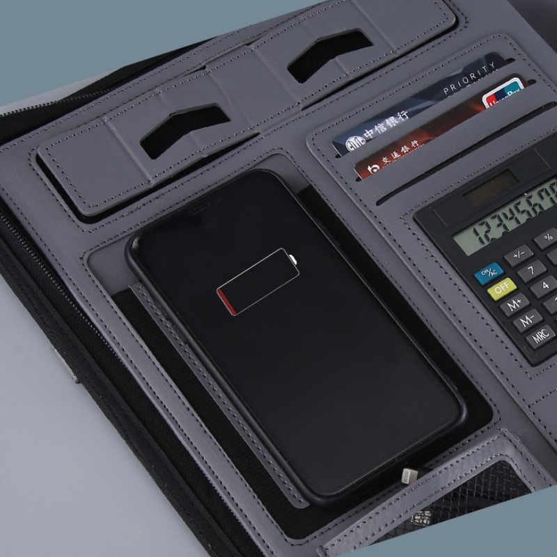 Multifunktionaler A4-Konferenz – Leather Work Folder Bewertung und Preis