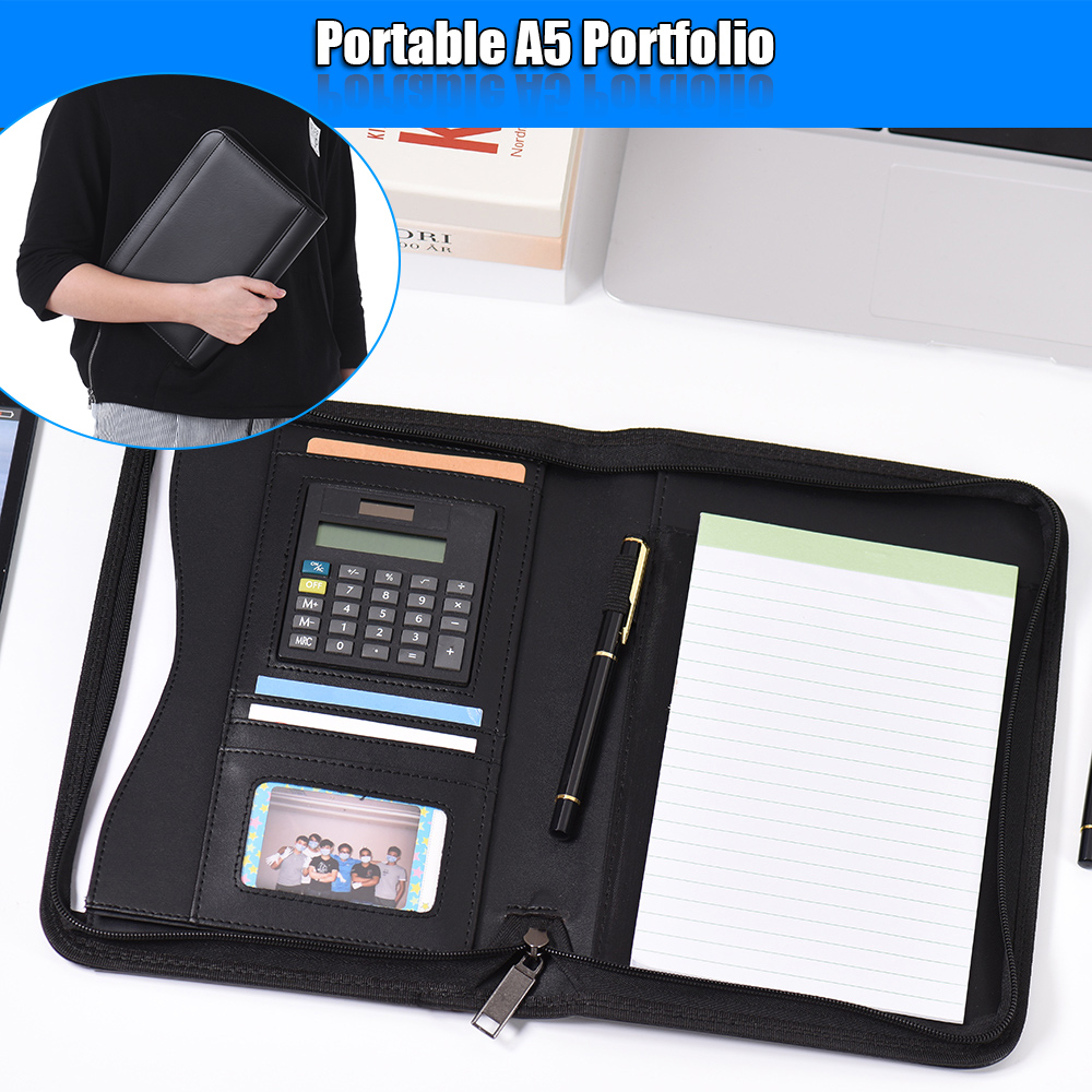 A5 Business Portfolio Pad foli – Leather Work Folder Bewertung und Preis