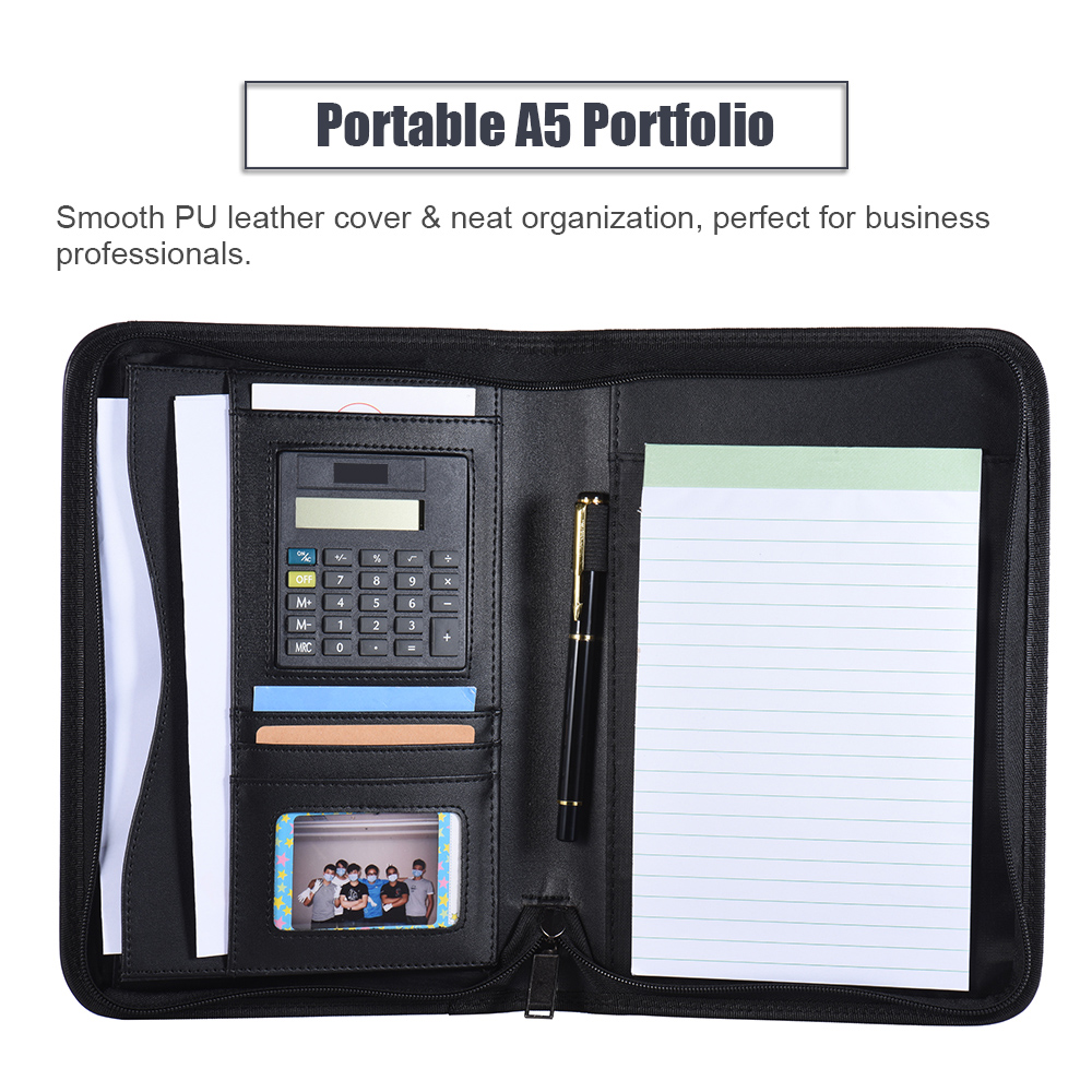 A5 Business Portfolio Pad foli – Leather Work Folder Bewertung und Preis
