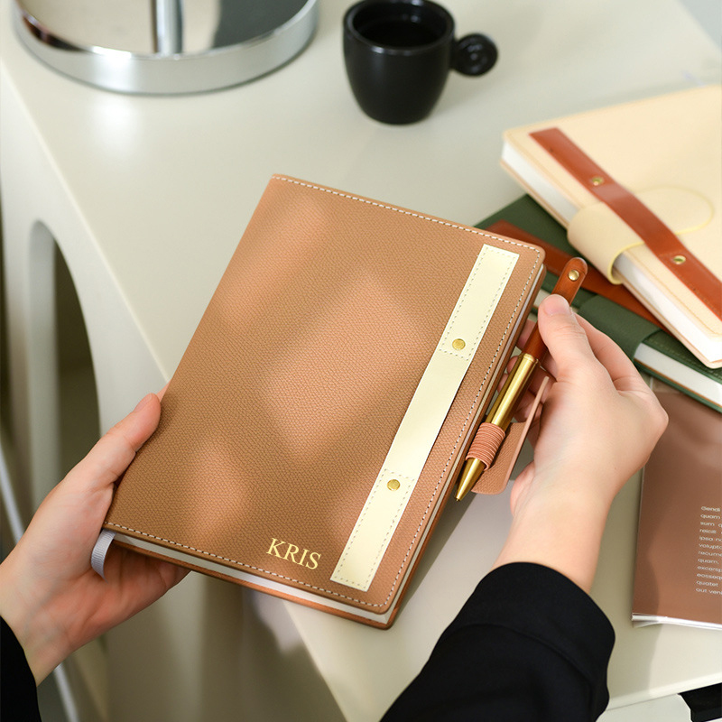 Graviertes PU-Cover A5 Notizbu – Leather Work Diary Bewertung und Preis