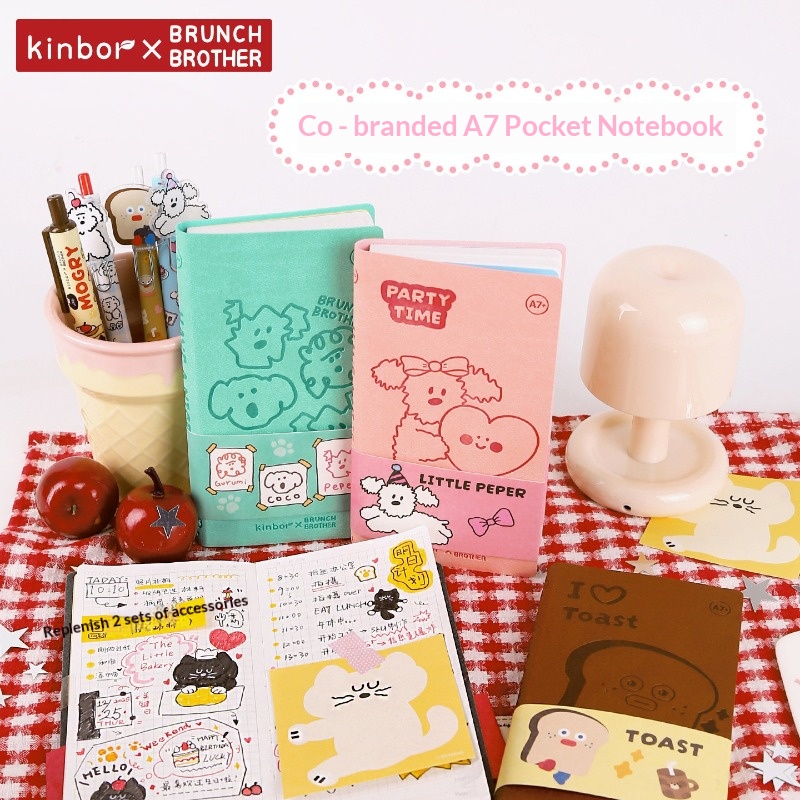 Kinbor Niedliches Cartoon A7 T – Leather Work Diary Bewertung und Preis