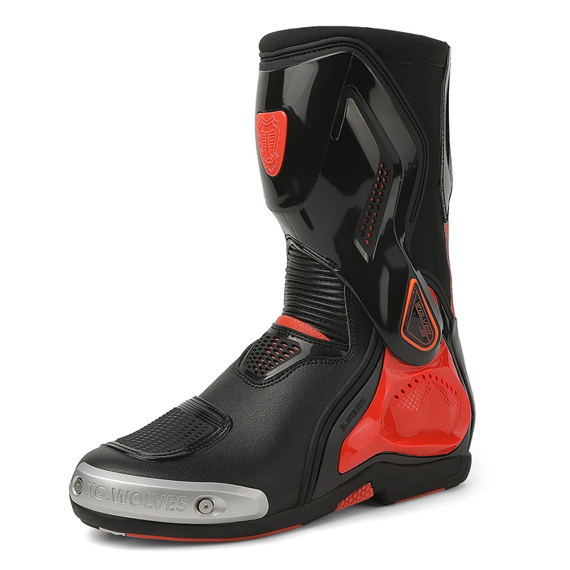 Herren-Motorradstiefel, hochge – Leatherwork Clamp Bewertung und Preis