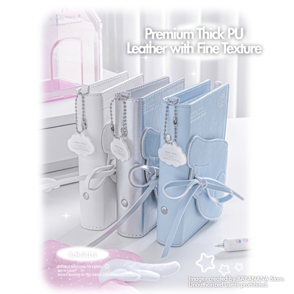 Kawaii Engelsflügel Notizbuch  – Leather Work Diary Bewertung und Preis