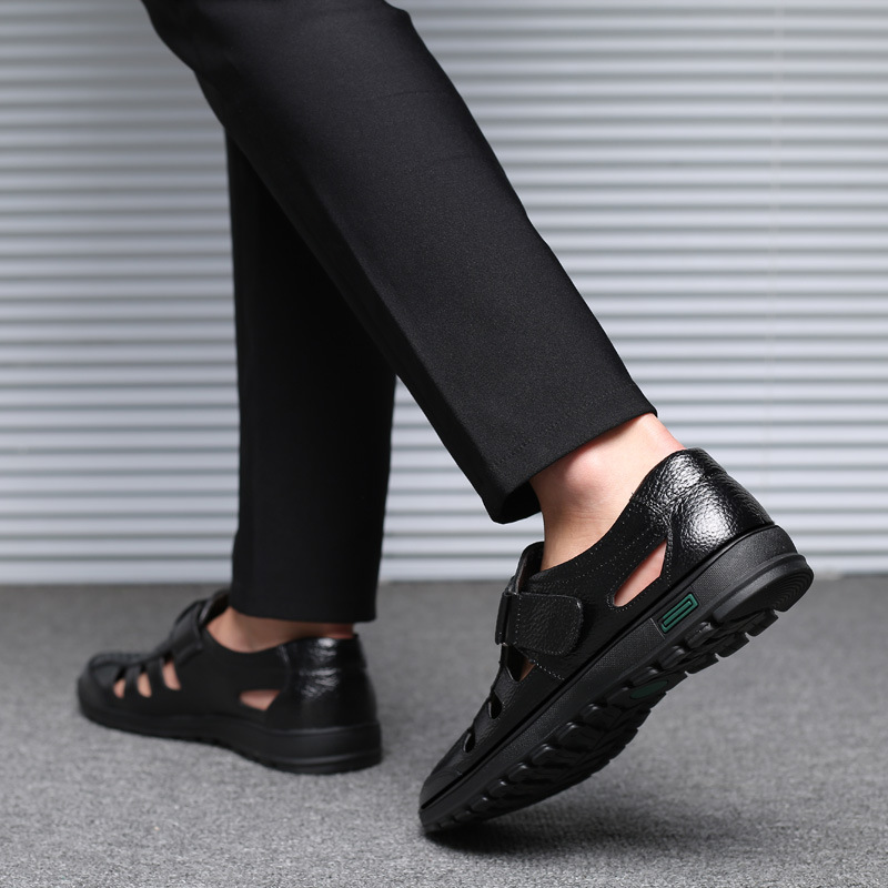 Herren-Ledersandalen, ausgehöh – Leather Work Outfit Bewertung und Preis