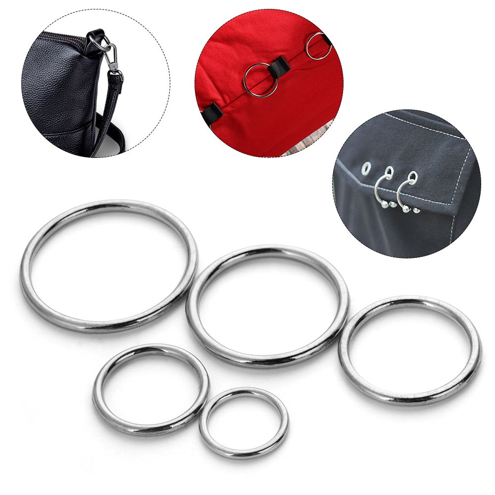 10 Stück Metall O Ring Silber  – Belt Buckle Blank Bewertung und Preis