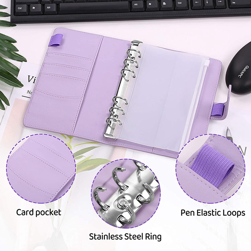 2024 A6 PU-Leder Budget Binder – Leather Work Diary Bewertung und Preis