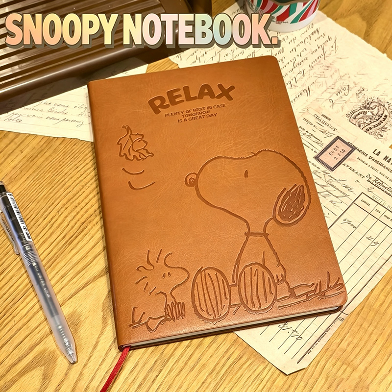 Vintage Snoopy A5 Leder-Notizb – Leather Work Diary Bewertung und Preis