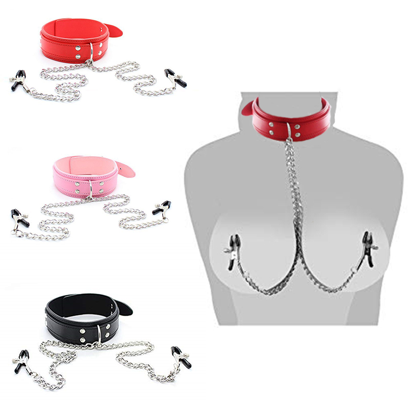BDSM Fetisch Kragen Nippel Kle – Leatherwork Clamp Bewertung und Preis