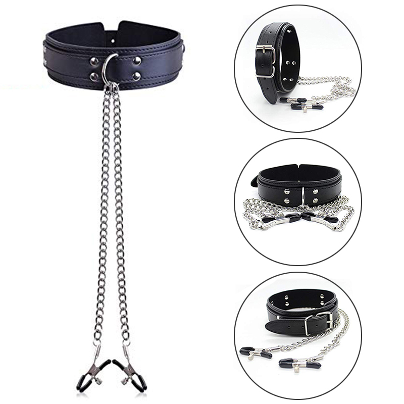 BDSM Fetisch Kragen Nippel Kle – Leatherwork Clamp Bewertung und Preis
