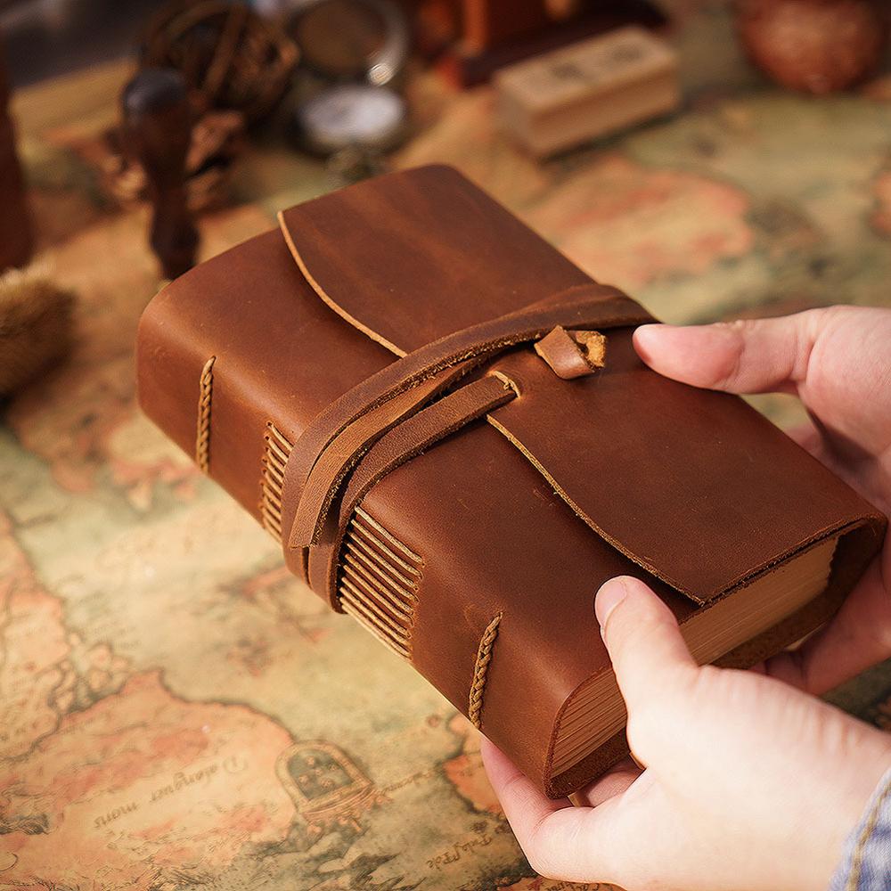 Handgefertigtes Leder-Notizbuc – Leather Work Diary Bewertung und Preis